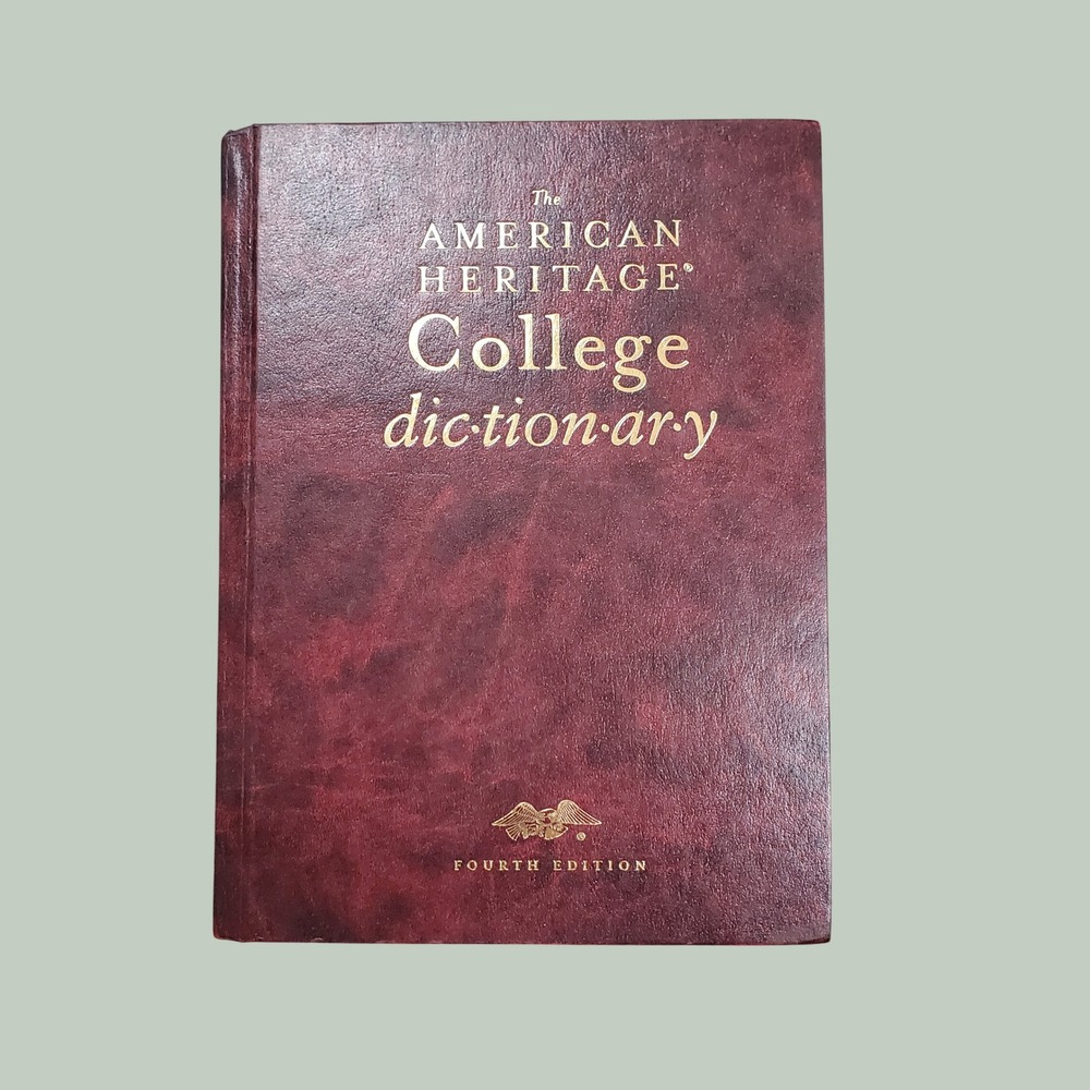 The American Heritage College Dictionary Fourth Edition 2004 Hardcover Burgundy